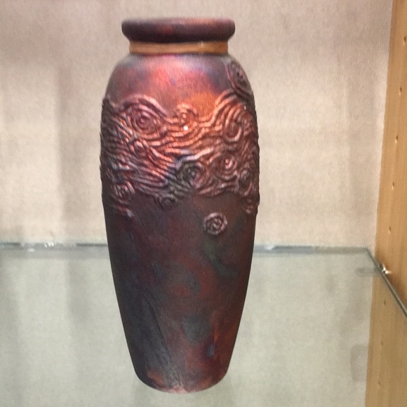 Starry night raku pottery - Picture 2 of 7